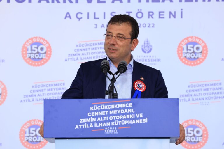 İMAMOĞLU: HİZMET KERVANINDA VİTES YÜKSELTİYORUZ