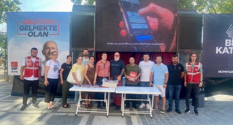 SİLİVRİ CHP SAHAYA İNDİ