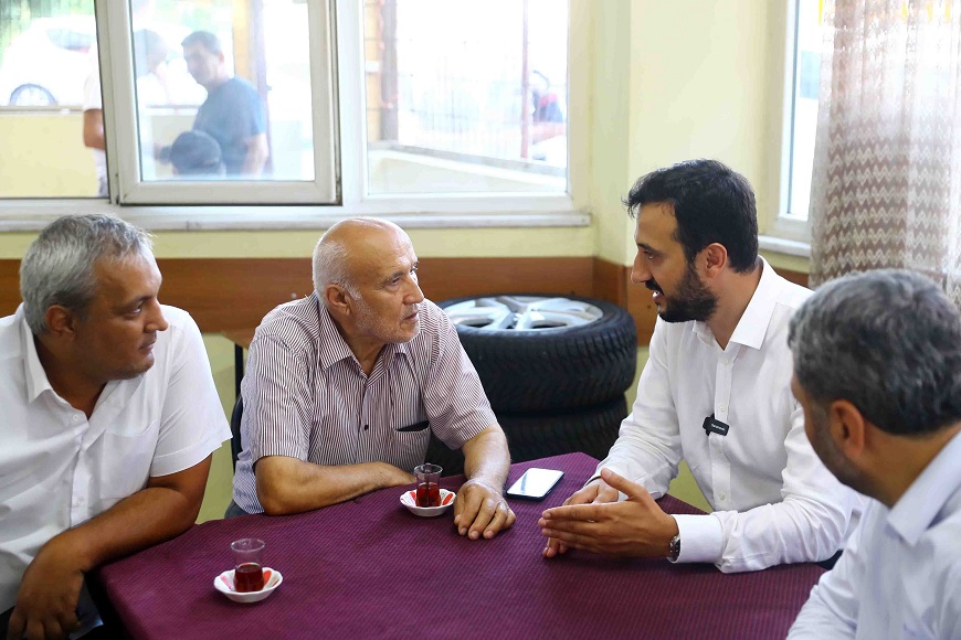 CHP’li vatandaştan Başkan Özdemir’e: Sizi gördükten sonra fikirlerim değişmeye başladı