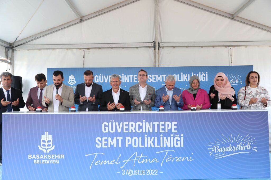 GÜVERCİNTEPE SEMT POLİKLİNİĞİ’NİN TEMELİ ATILDI