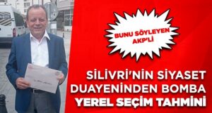 YILMAZ KANDEMİR’DEN YEREL SEÇİM TAHMİNİ
