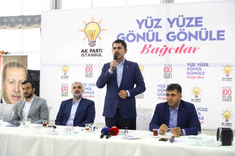 Bakan Murat Kurum’dan Bağcılar’a 8 müjde