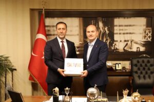 BAŞKAN YILMAZ BAKAN SOYLU’YU AĞIRLADI