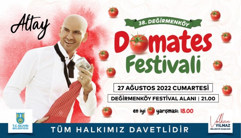 38. DEĞİRMENKÖY DOMATES FESTİVALİ BAŞLIYOR