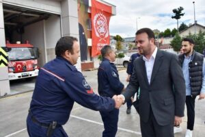 BOZOĞLU’NDAN, İTFAİYECİLERE ZİYARET
