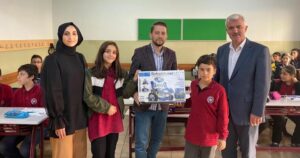 Atık Pilleri Topladılar Eğitici Robotbilim Seti Kazandılar