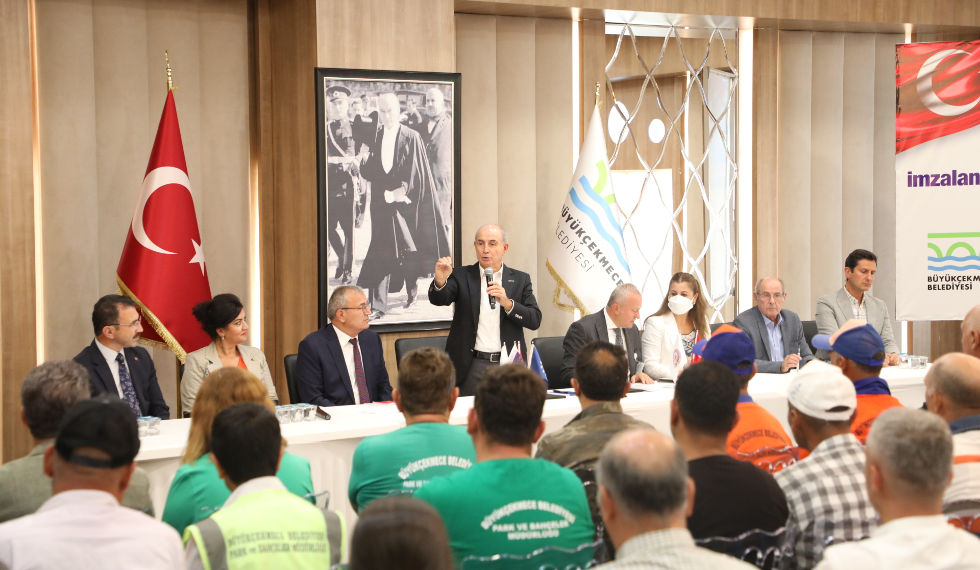 Büyükçekmece Belediyesi’nde toplu iş sözleşmesi sevinci