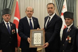 KKTC CUMHURBAŞKANI ERSİN TATAR, SİLİVRİ HEYETİNİ KABUL ETTİ.