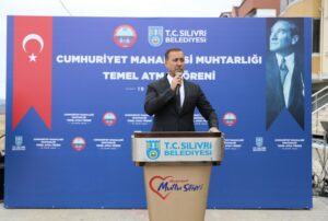CUMHURİYET MAHALLESİ MUHTARLIK BİNASININ TEMELİ ATILDI