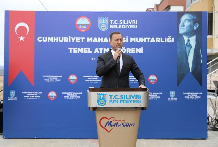 CUMHURİYET MAHALLESİ MUHTARLIK BİNASININ TEMELİ ATILDI