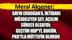 İYİ Parti lideri Akşener grup toplantısında konuştu