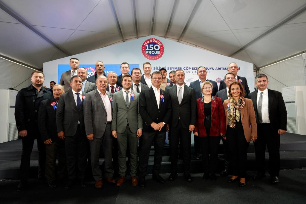 GÜNLÜK 4 BİN METREKÜP ÇÖP SIZINTI SUYUNU ARITACAK DEV TESİS AÇILDI