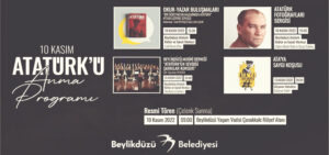 ULU ÖNDER ATATÜRK, 10 KASIM’DA BEYLİKDÜZÜ’NDE ANILACAK