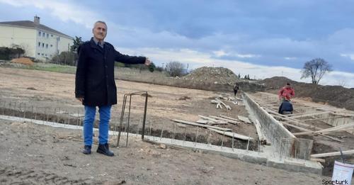 ALİPAŞASPOR’UN SAHASI TÜM HIZIYLA DEVAM EDİYOR