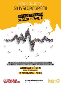 SİLİVRİLİ TABİPLERDEN 14 MART’DA ANLAMLI TÖREN
