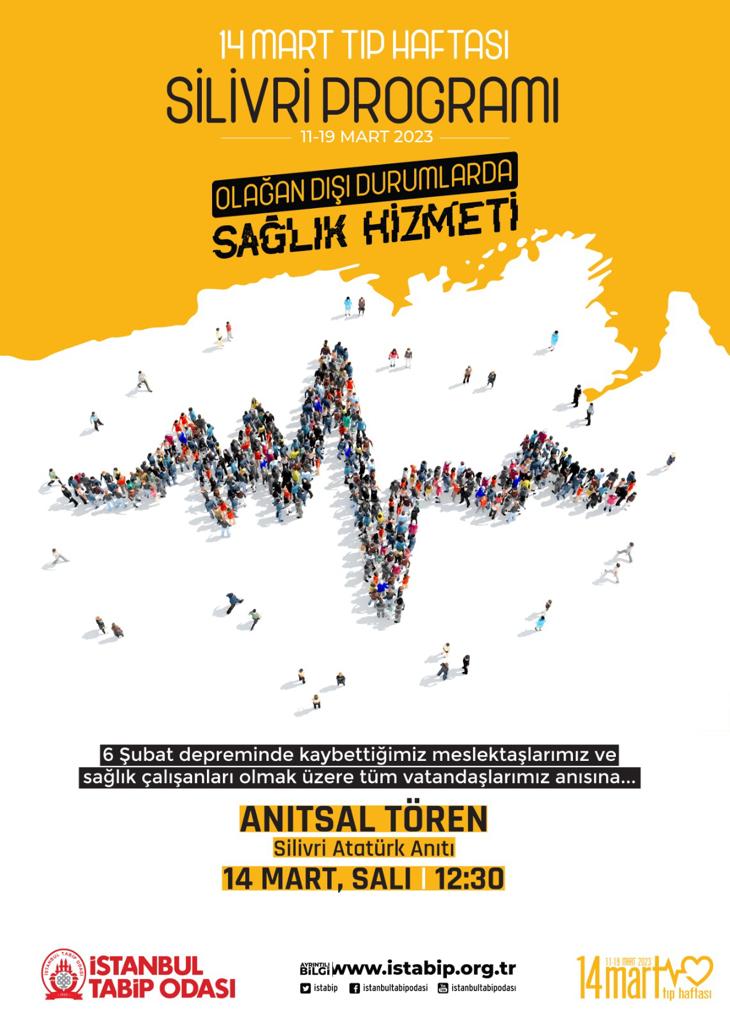 SİLİVRİLİ TABİPLERDEN 14 MART’DA ANLAMLI TÖREN