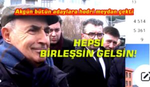 “Onların anketlerinde yüzde 56-58 çıkıyorum”