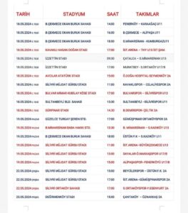 SİLİVRİ Kulüplerimizin maç programı 🥅⚽🥅