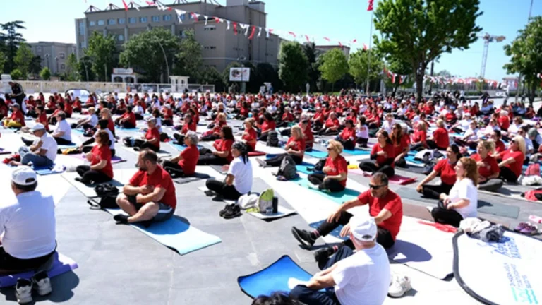 Pilates Haftası renkli görüntülerle başladı