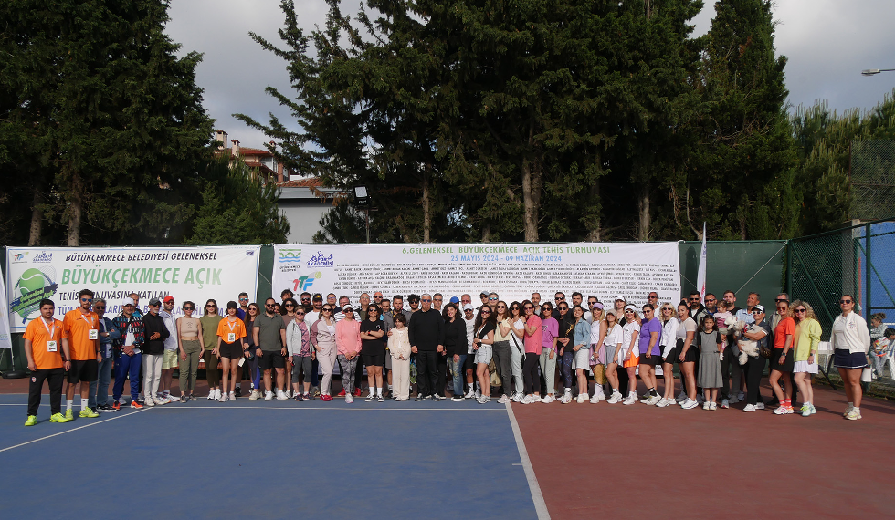 Büyükçekmece 6. Açık Tenis Turnuvası başladı