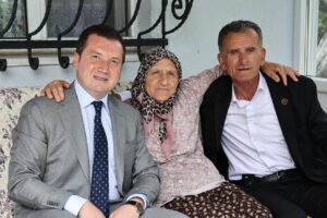 Başkan Balcıoğlu’ndan Şehit Annesine Anlamlı Bayram Ziyareti