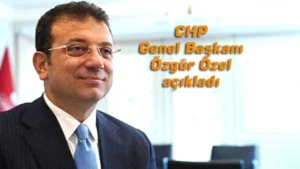 CHP’nin Belediyeler Birliği Adayı İmamoğlu