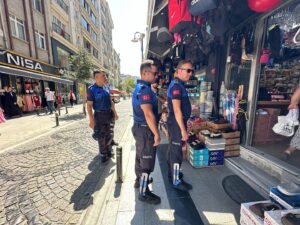 Silivri Belediyesi Kaldırım İşgallerine Karşı Harekete Geçti