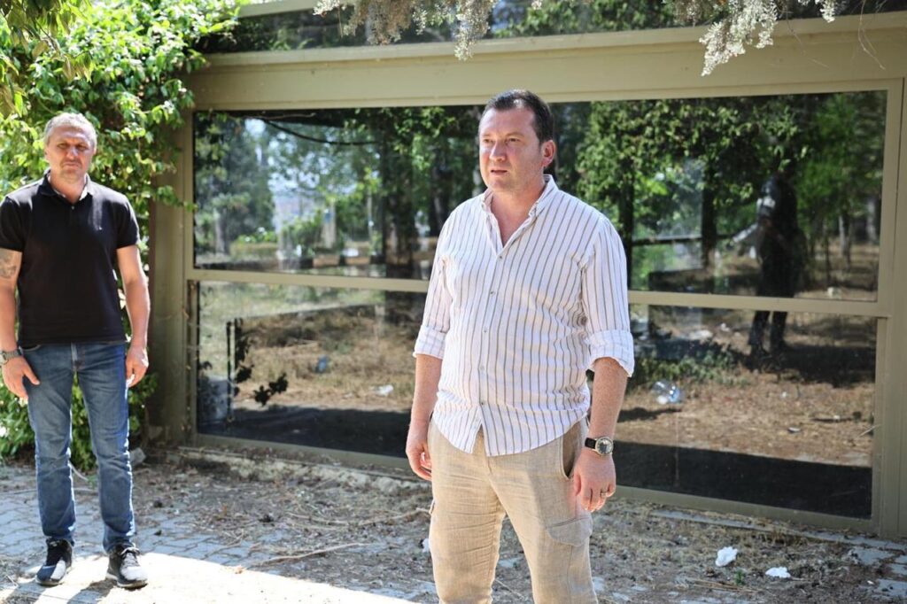 Başkan Balcıoğlu Öğretmen Ali Yıldız Korusu’nda İncelemelerde Bulundu