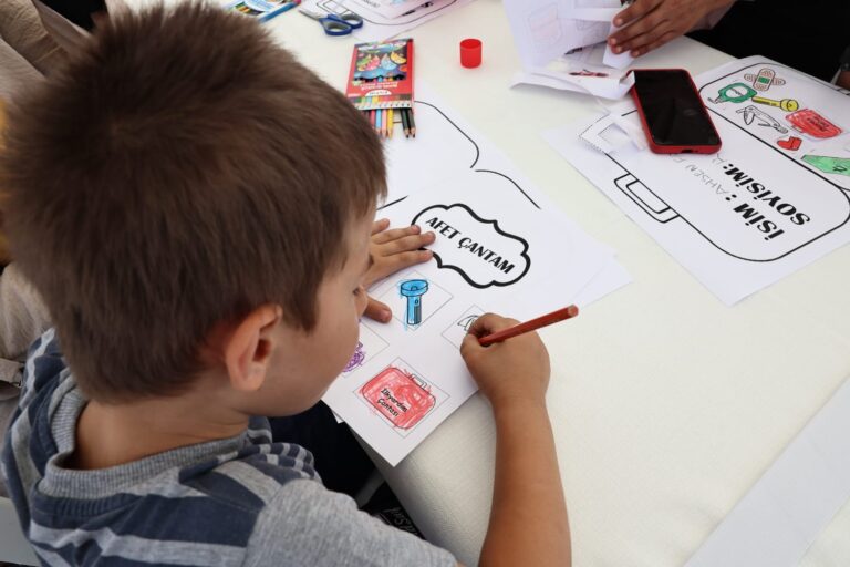 Çocuklara deprem bilinci aşılandı