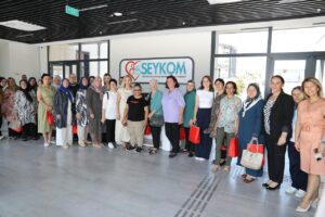 Hayriye Sena Balcıoğlu, Muhtar Eşleri ve Kadın Muhtarlarla Kalepark ve SEYKOM Ziyareti Gerçekleştirdi