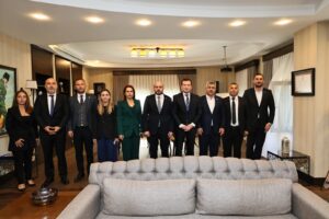 MHP İlçe Başkanı Hakan Bakmaz, Başkan Balcıoğlu’na İade-i Ziyarette Bulundu