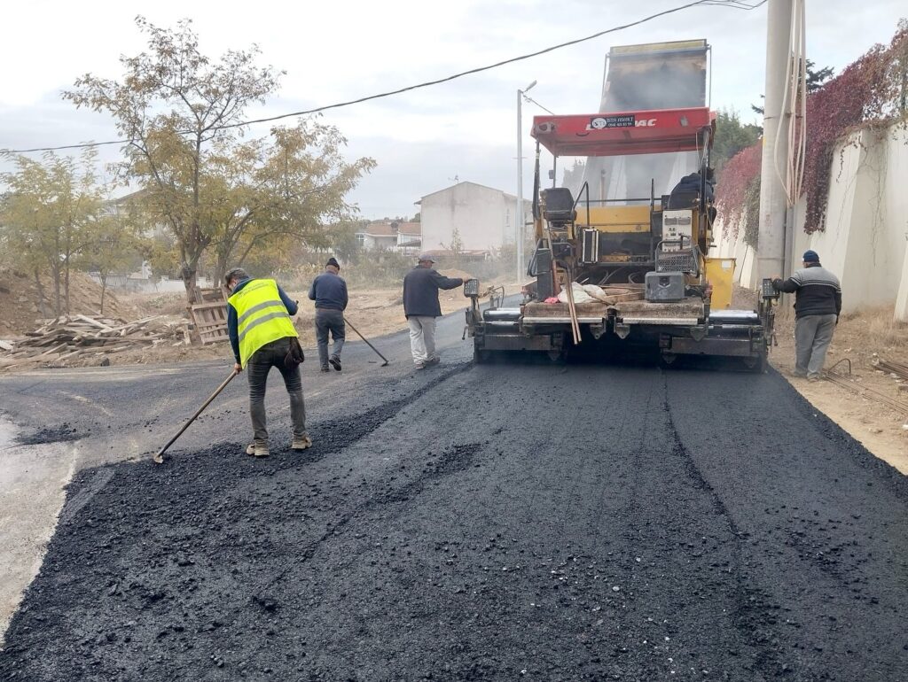 Çoban Sokak’taki Asfalt Serim Çalışmaları Tamamlandı
