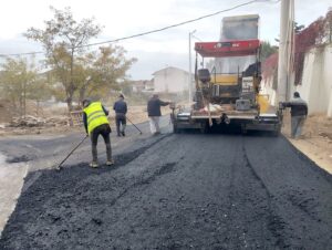 Çoban Sokak’taki Asfalt Serim Çalışmaları Tamamlandı