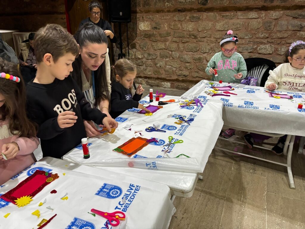 Silivri Belediyesi Çocuklara Atölye Sanat Etkinlikleri Düzenledi
