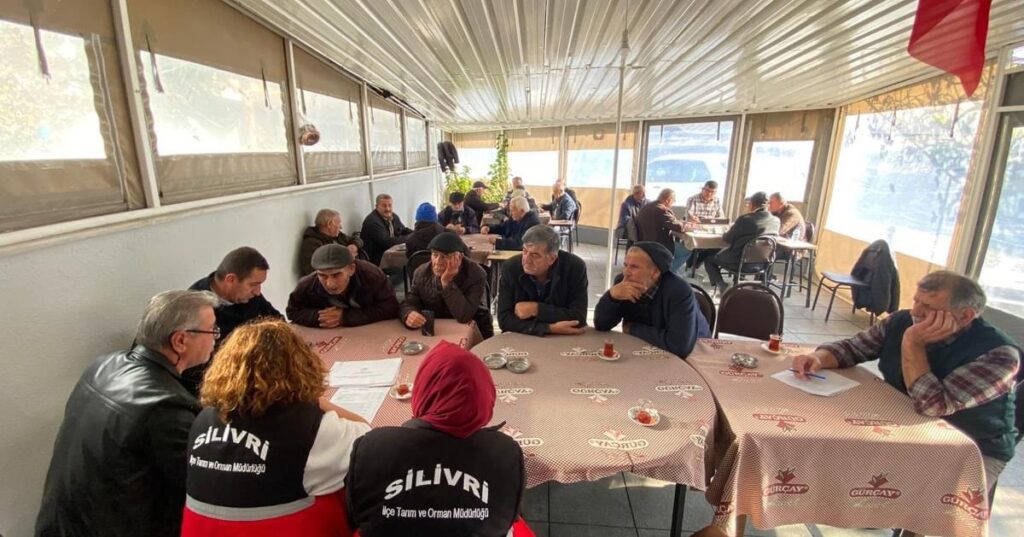 SİLİVRİLİ ÇİFTÇİLER TARIMSAL ÜRETİM PLANLAMASI İÇİN BİLGİLENDİRİLDİ