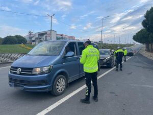 Silivri İlçe Emniyet Müdürlüğün den Trafik Denetimi