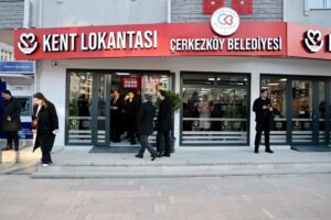 Silivri Belediye Başkanı Bora Balcıoğlu, Çerkezköy’de Kent Lokantası Açılışına Katıldı