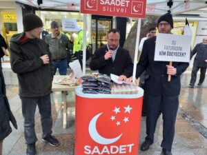 Silivri Saadet Partisi’nden, “Asgari Ücret Değil, İnsani Ücret” konulu Basın Açıklaması