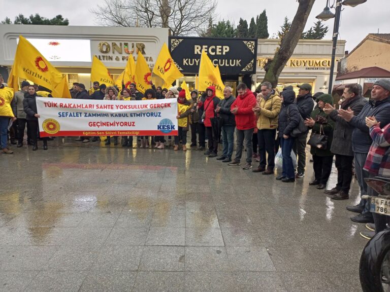 Egitim-Sen, Silivri Temsilciliğinden basın açıklaması