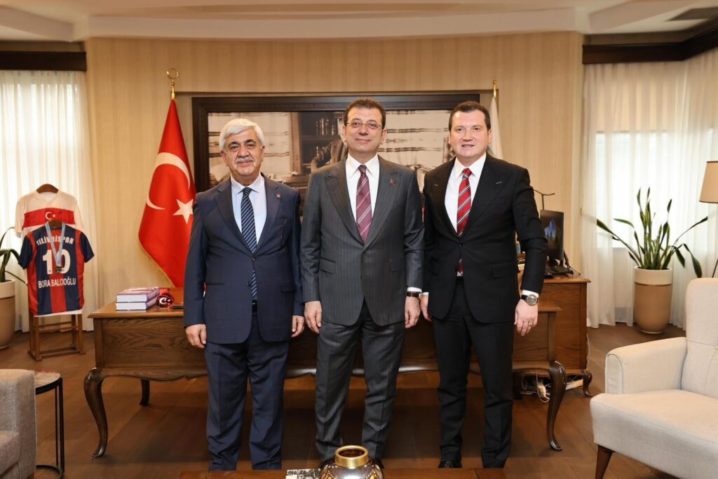 Başkan Balcıoğlu, Türkiye Belediyeler Birliği ve İBB Başkanı Ekrem İmamoğlu’nu Ağırladı