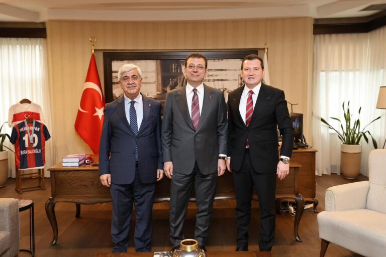 Başkan Balcıoğlu, Türkiye Belediyeler Birliği ve İBB Başkanı Ekrem İmamoğlu’nu Ağırladı