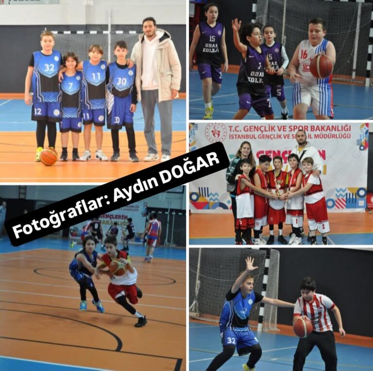 ERTUĞRUL GAZİ ORTA OKULU KIZLARDAN SONRA BASKETBOL KÜÇÜK ERKEKLERDE DE ŞAMPİYON