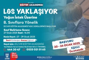 Silivri Belediyesi Eğitim Akademisi’nde Ücretsiz LGS Dersleri Başlıyor!