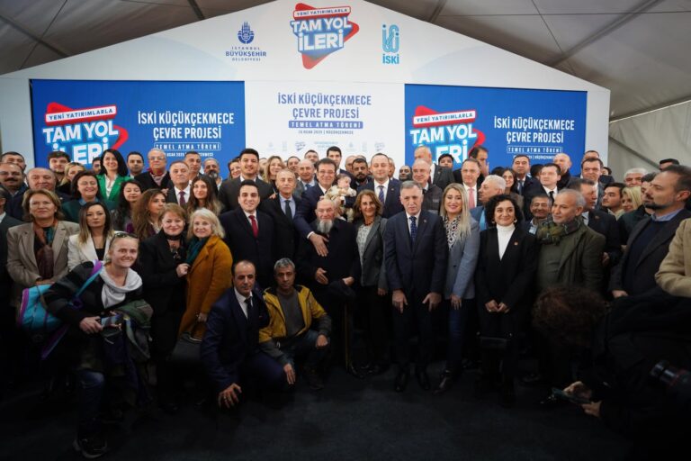 Başkan Balcıoğlu, İSKİ Küçükçekmece Çevre Projesi’nin Temel Atma Törenine Katıldı