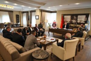 Silivri Belediye Başkanı Bora Balcıoğlu, Trakya Birlik Genel Müdürü Hakan Çelen’i Ağırladı