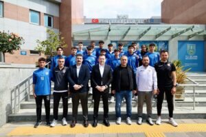 Başkan Balcıoğlu, U17 takımını misafir etti