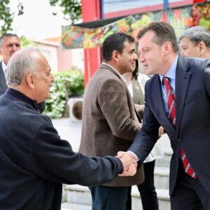 Başkan Balcıoğlu, Değirmenköy’de Esnaf ve Vatandaşlarla Buluştu