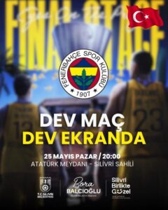 Atatürk Meydanı’nda final coşkusu yaşanacak!