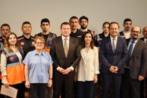 Başkan Bora Balcıoğlu, Destek AFAD Gönüllüsü Sertifika Törenine Katıldı