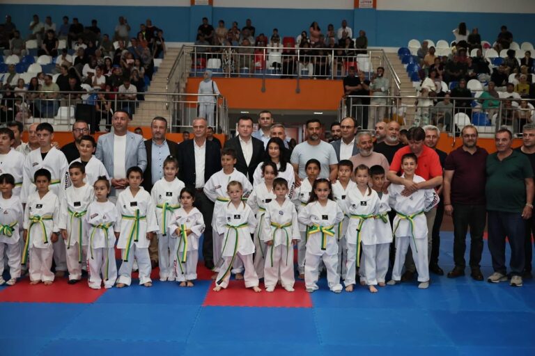 Başkan Balcıoğlu, kuşak terfi törenine katıldı